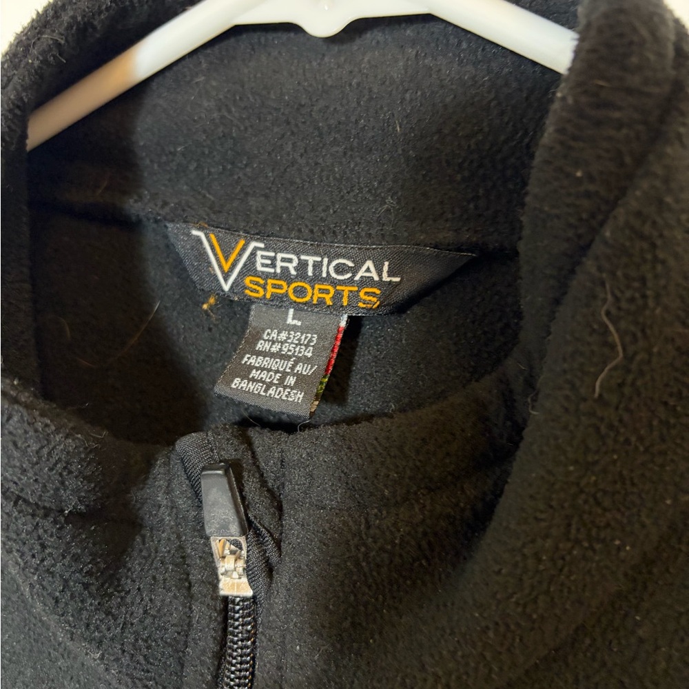 Black Women's Fleece Jacket - Picture 5 of 6